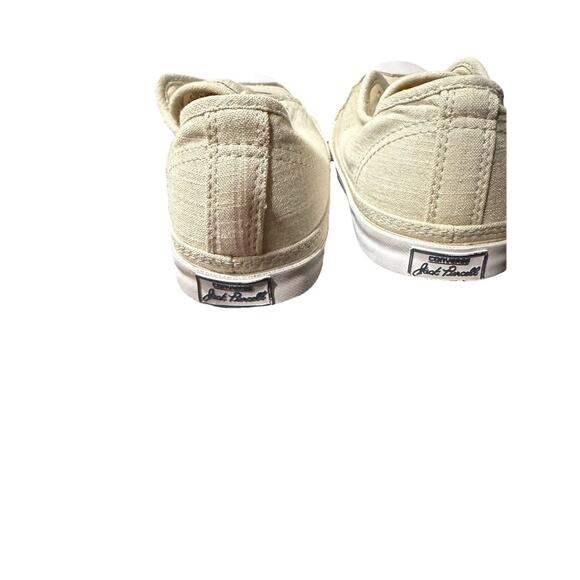 Converse Jack Purcell Women’s Tan Canvas Lace Up Low Sneakers Size 7 - 556877c - Picture 4 of 7